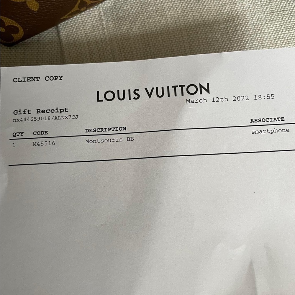 Louis Vuitton Montsouris bb - Picture 7 of 7